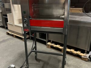 Rôtissoire à poulets sur roulettes DOREGRILL 12NE – 16 poulets