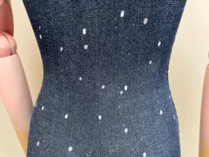 Mannequin Buste Femme effet jean + Socle