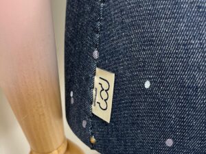 Mannequin Buste Femme effet jean + Socle