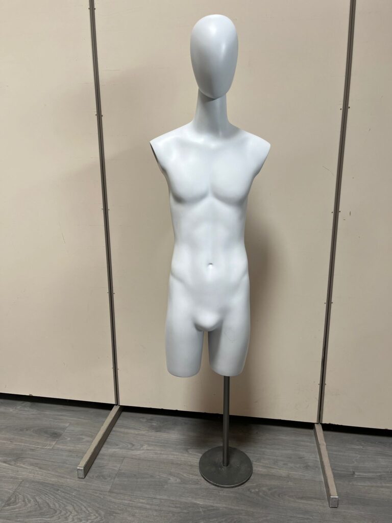 Mannequin Buste Homme + Socle métallique