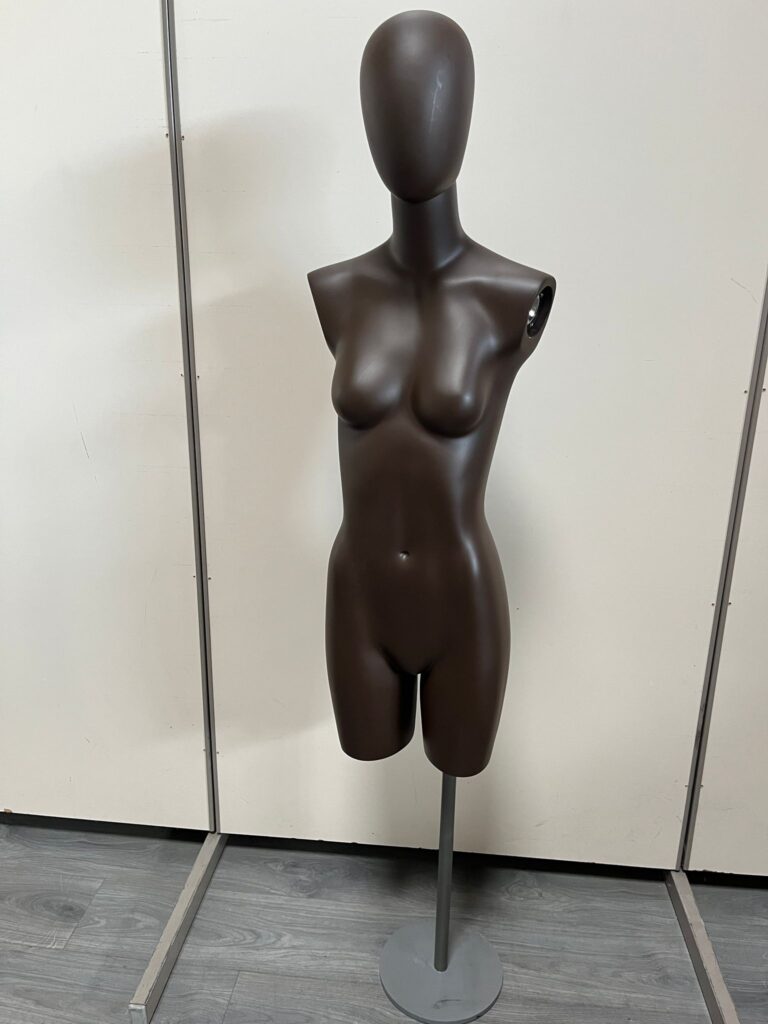 Mannequin Buste Femme + Socle métallique