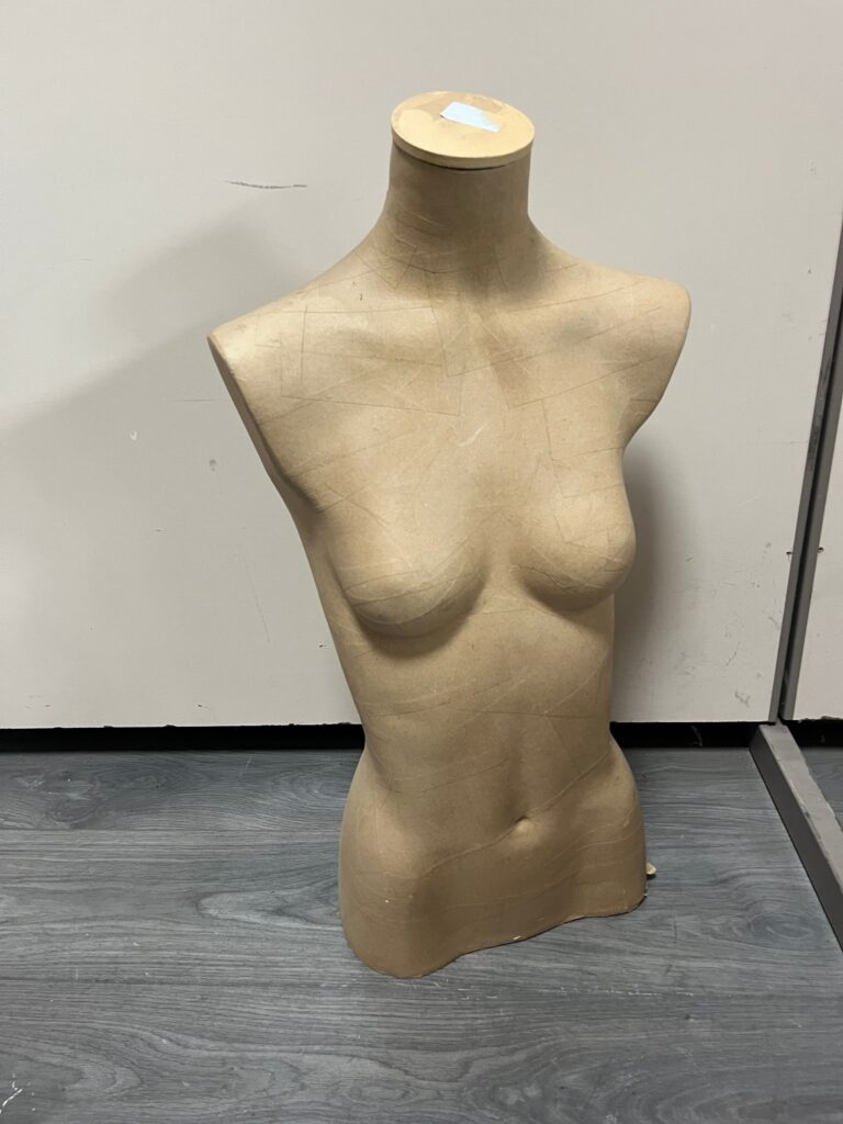 Mannequin Buste Femme effet cartonné