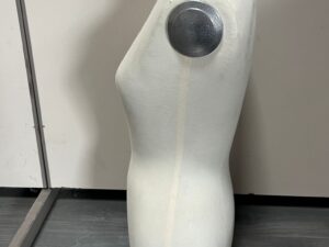 Buste mannequin femme – Tissu – Blanc