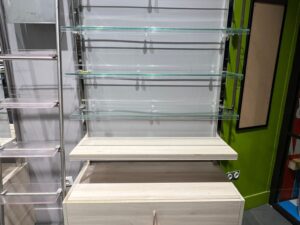 Élément mural avec caisson tiroir L 104 cm