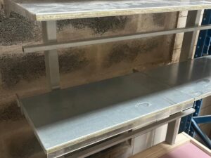 Élément mural avec caisson tiroir H 244 cm