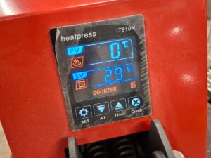 Presse à chaud / Heat Press – plateau 38×38 cm