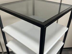 Meuble étagère sur roulettes H 109,5 cm