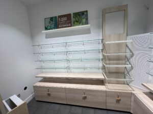 Lot de 3 éléments muraux L 2,52 m