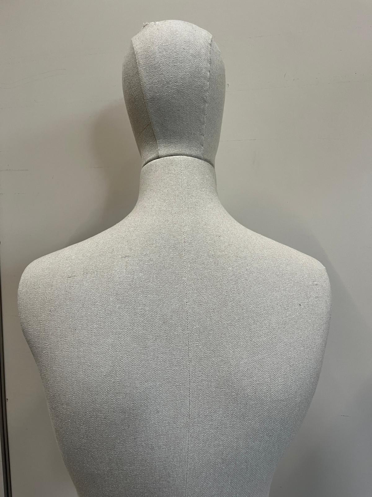 Mannequin buste sur pied Homme tissu – Image 5