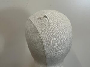 Mannequin buste sur pied Homme tissu