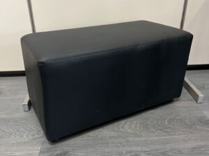 Pouf / Banquette simili cuir L 80 cm