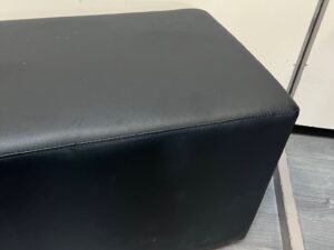 Pouf / Banquette simili cuir L 80 cm