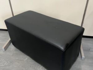 Pouf / Banquette simili cuir L 80 cm
