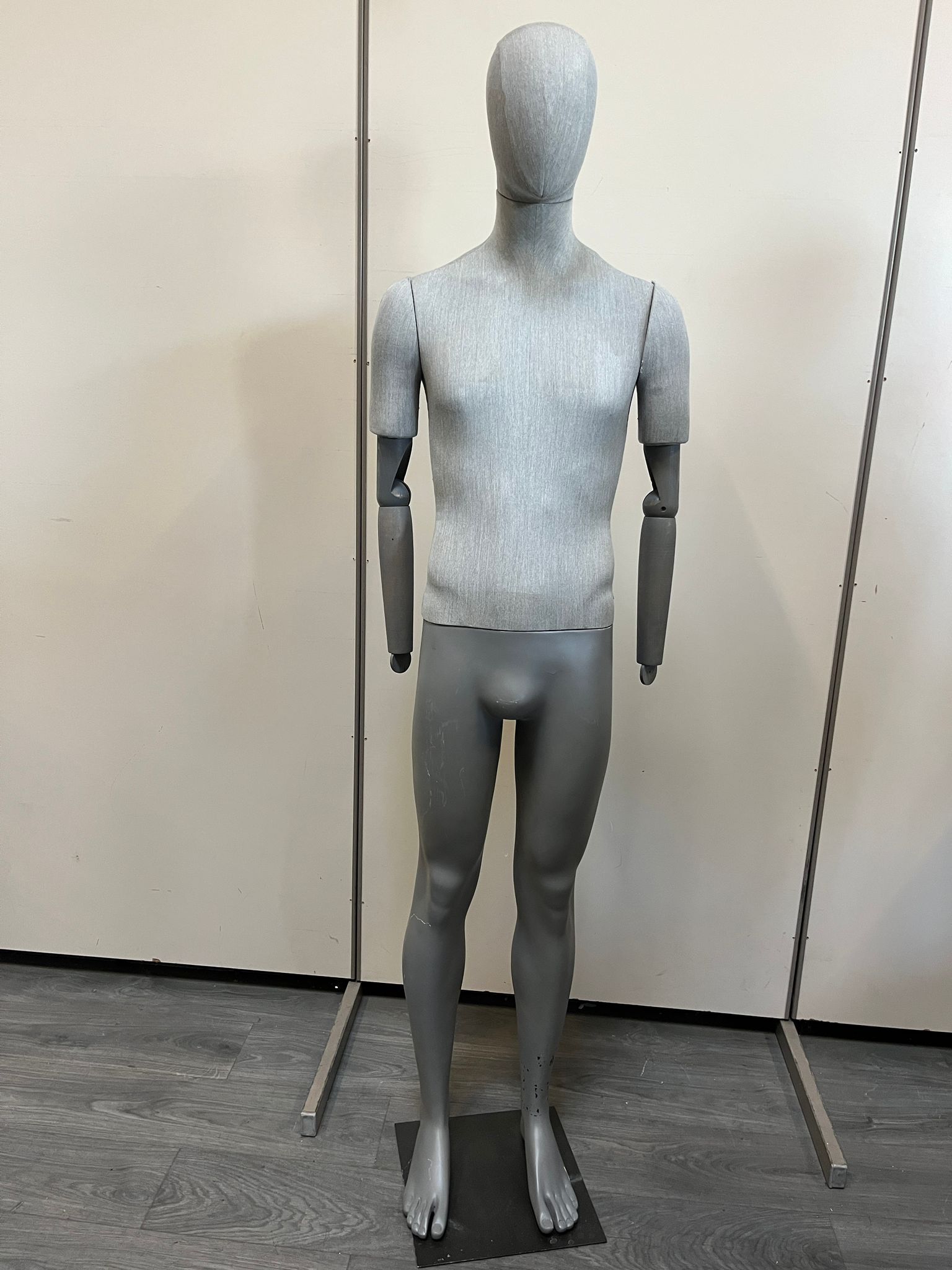 Mannequin Homme tissu + Socle