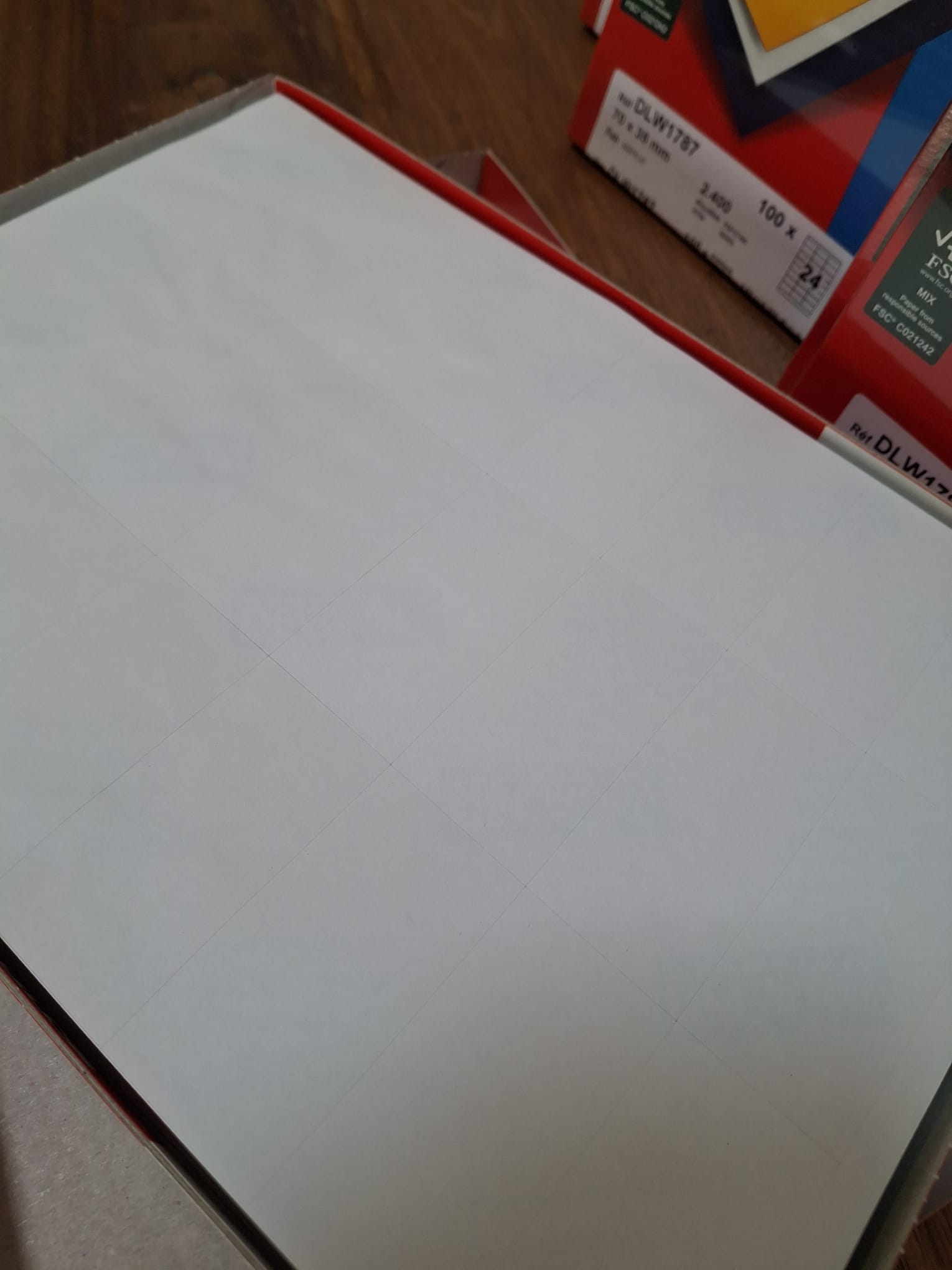 Boîte de 100 x 24 étiquettes adhésives 70x35 Multi-usages Blanc – Image 5