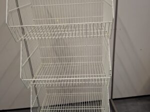 Lot de 4 Bacs Corbeilles Empilables