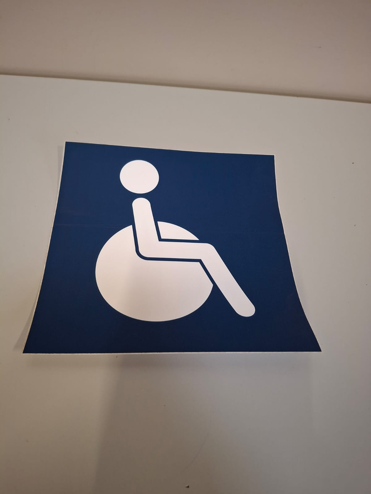 Affiche Signalisation " Accès PMR "