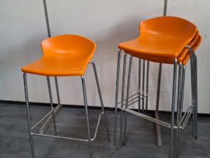 Lot de 2 Tabouret Haut GABER
