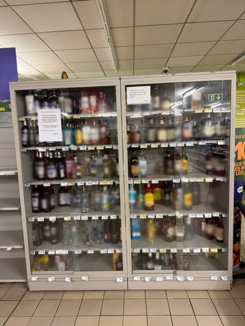 Lot de 2 vitrines