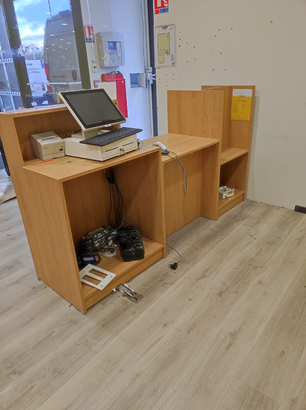 Comptoir d'accueil en 2 parties - 7 blocs dissociables – Image 8