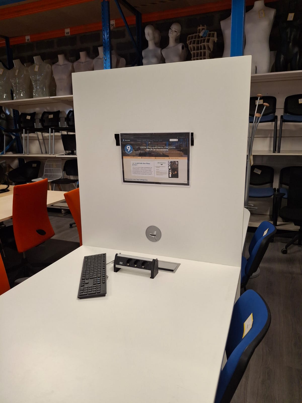 Bureau Administratif L 160 cm