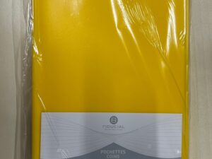 Pochettes coins – Jaune – FIDUCIAL