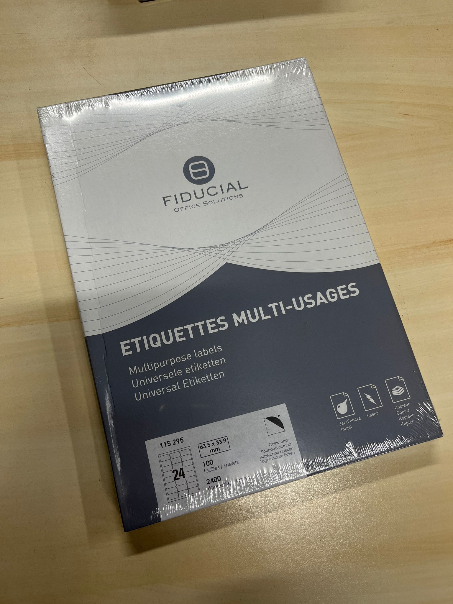 Étiquettes multi-usages 63,5 x 33,9 mm