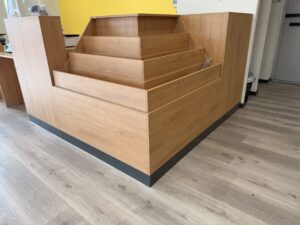 Comptoir d’accueil en 2 parties – 7 blocs dissociables