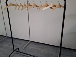 Portant à vêtements professionnel – Noir – H140xL120cm