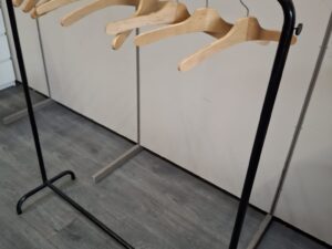 Portant à vêtements professionnel – Noir – H140xL120cm
