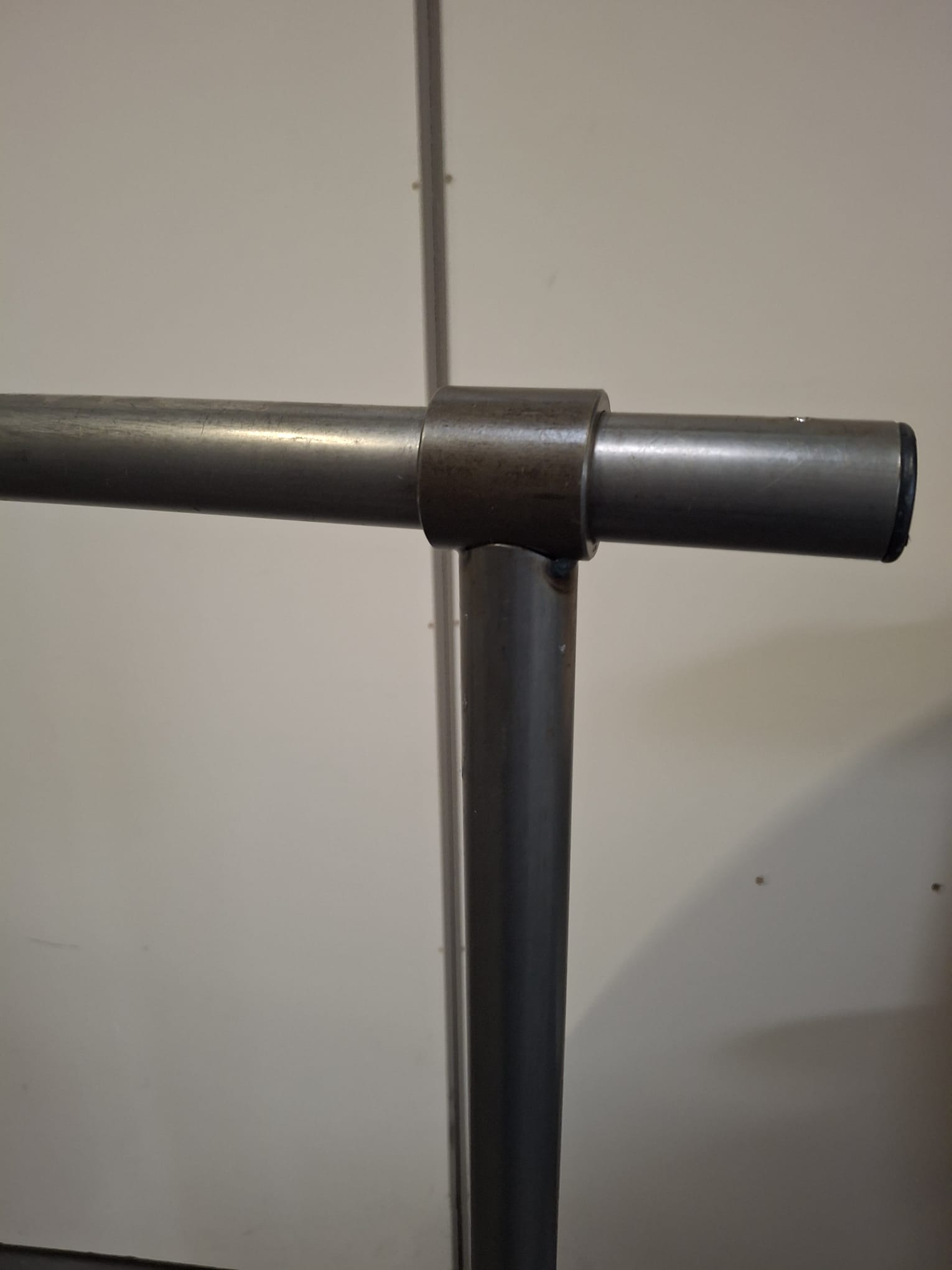 Portant à vêtements professionnel - Gris - H138xL139 cm – Image 3