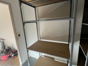 Étagère de stockage 5 niveaux – Métallique – H200xL103cm