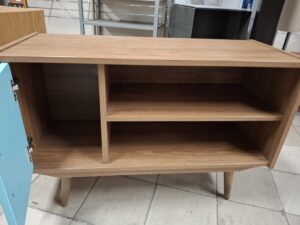 Meuble TV – Style rétro/vintage – Bois – H69,5xL100,5cm