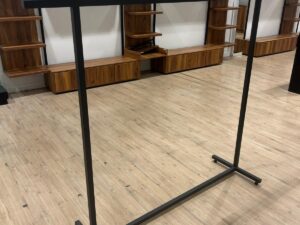 Portant à vêtements professionnel – Noir – H145xL180cm