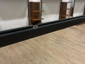 Portant à vêtements professionnel – Noir – H145xL180cm