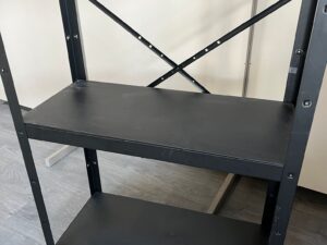 Étagère de rangement 4 niveaux – Métallique – H191xL84,5cm