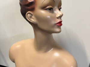 Buste mannequin femme vintage – Présentation vitrine et prêt-à-porter – H83cm