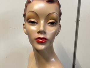 Buste mannequin femme vintage – Présentation vitrine et prêt-à-porter – H83cm