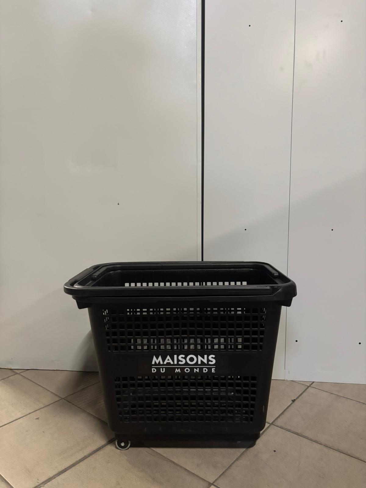 Panier libre-service sur roulettes 40 L – L57 x H47 cm