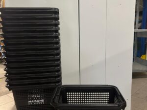 Panier libre-service sur roulettes 40 L – L57 x H47 cm
