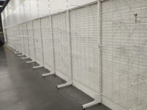 Lot de 15 grilles murales auto-portés – H 2m x L18m