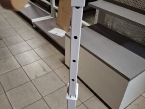 Portant à vêtements professionnel – Métallique & Robuste – Hauteur réglable