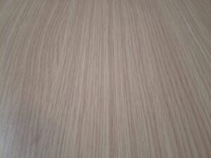 Armoire basse de bureau sans clé – Métal gris et plateau bois – H72xL80cm