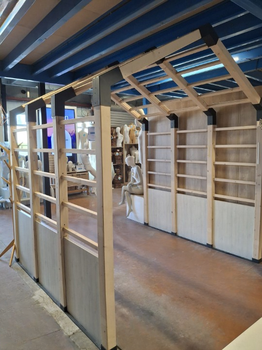 Espace cabane intérieur structure bois - 6,58 m²