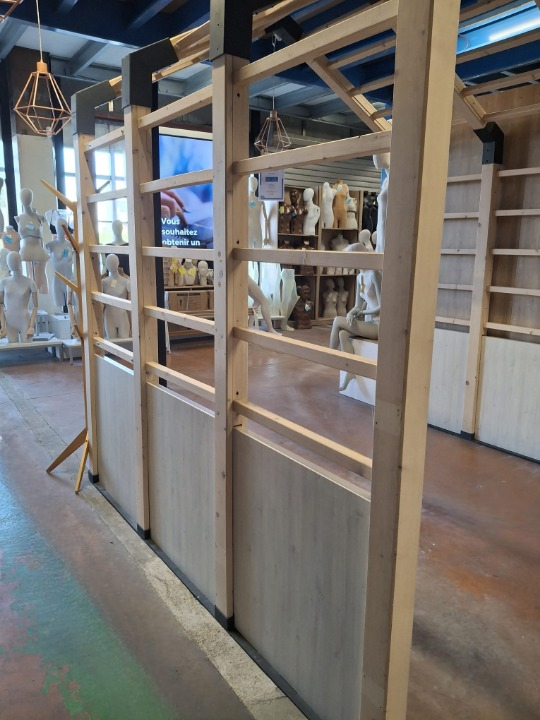 Espace cabane intérieur structure bois - 6,58 m²