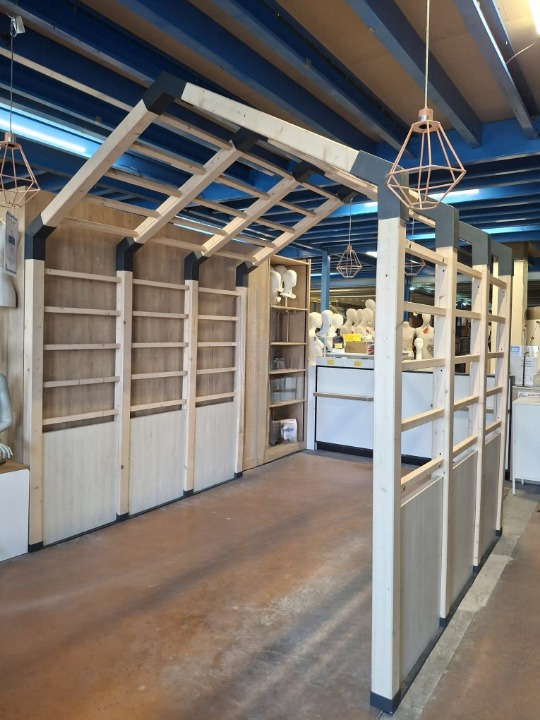 Espace cabane intérieur structure bois - 6,58 m²