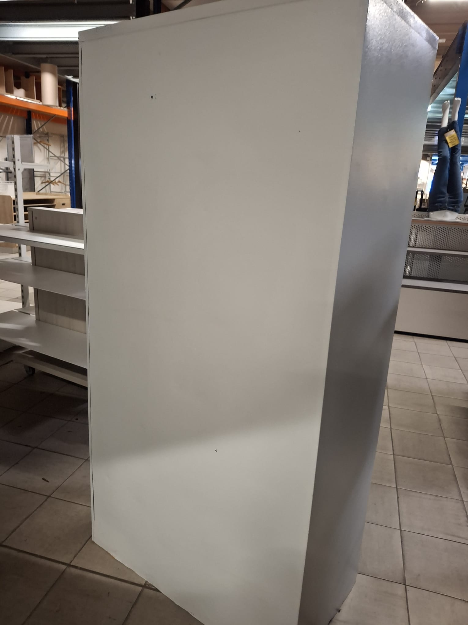 Bloc vestiaire métallique 3 portes – Gris bleu – H180 x L90 x P49 cm