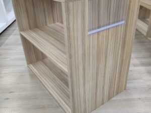Meuble central bois avec tablette – 80 x 134 cm – H 120 cm