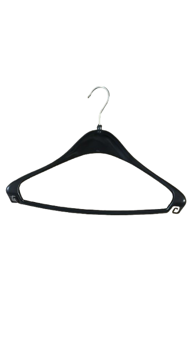 Lot de 60 cintres simples d'occasion noir - 36 cm