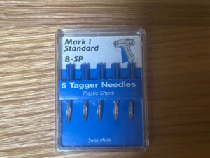 Lot de 5 aiguilles pour pistolet d’étiquetage Mark I Standard B-SP
